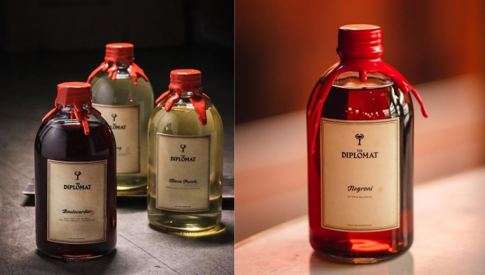 香港Bottled Cocktail丨#3. The DiplomatThe Diplomat 在疫情下化身為 The Diplomat pop up cafe，特意推出了「Cocktails To-